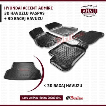 Rizline Hyundai Accent 3D Bagaj Havuzu