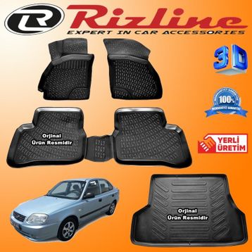 Rizline Hyundai Accent Admira 3D Paspas ve Bagaj Havuzu