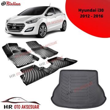 Rizline Hyundai i30 2012-2016 3D Havuzlu Paspas