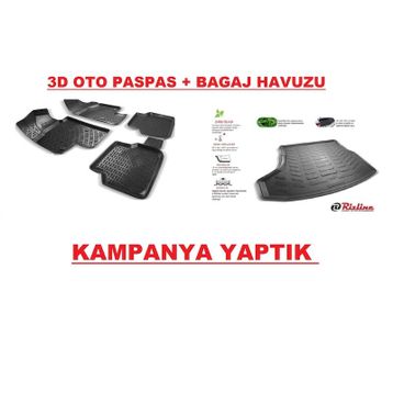 Rizline Hyundai Tucson 2015 Sonrası 3D Paspas Bagaj Havuzu