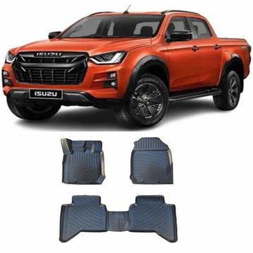Rizline Isuzu D-Max 3D 2019 Sonrası Siyah Havuzlu Paspas