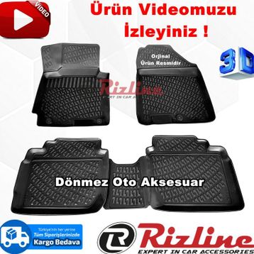 Rizline Kia Cerato 2016+ 3D Havuzlu Paspas