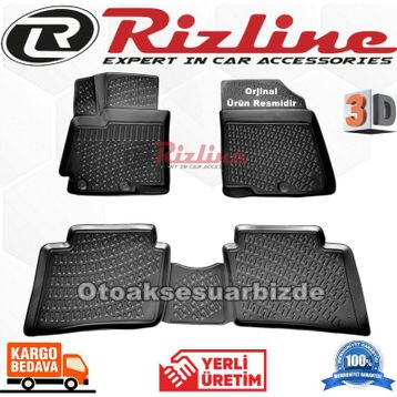 Rizline Kia Rio 2017 3d Havuzlu Paspas