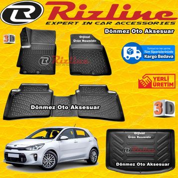Rizline Kia Rio HB 3D Bagaj Havuzu