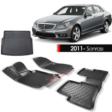 Rizline Mercedes E Serisi W212 2010 Sonrası Bej 3D Paspas Bagaj Havuzu