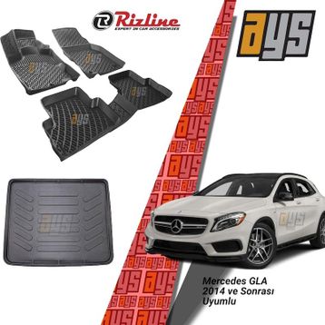 Rizline Mercedes Gla 2014 3d Havuzlu Paspas
