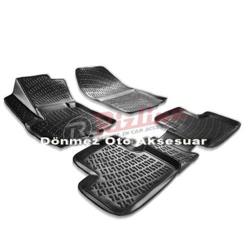 Rizline Mitsubishi ASX Siyah 3D Havuzlu Paspas