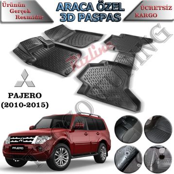 Rizline Mitsubishi Pajero 3D Havuzlu Paspas