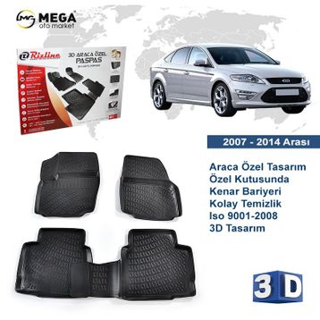 Rizline Mondeo 2007-2014 3D Havuzlu Paspas
