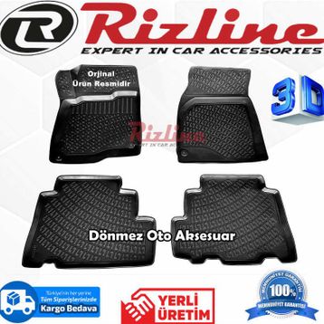 Rizline Opel Antara 2007-2011 3D Havuzlu Paspas