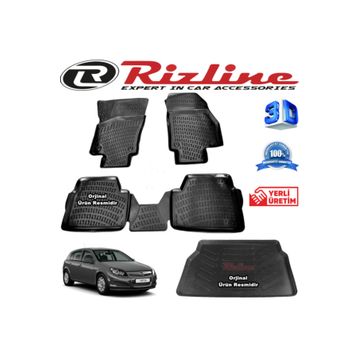 Rizline Opel Astra H Bej 3D Havuzlu Oto Paspas
