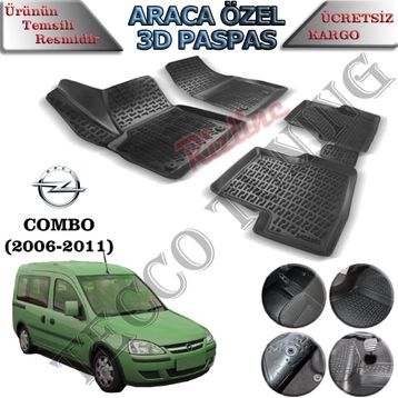 Rizline Opel Combo 2011 3d Havuzlu Paspas