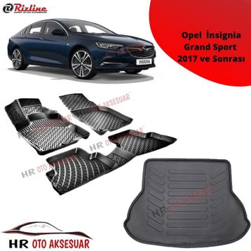 Rizline Opel Insignia 2017+ 3D Havuzlu Paspas
