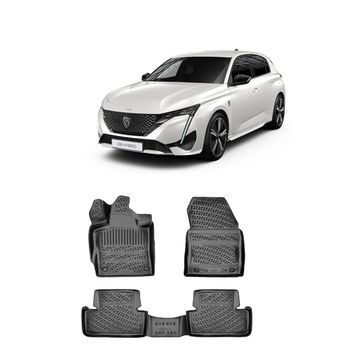 Rizline Peugeot 308 2022+ Siyah 3D Paspas