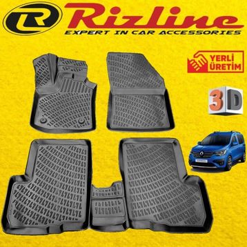 Rizline Renault Express Combi 2021 Sonrası 3D Havuzlu Paspas