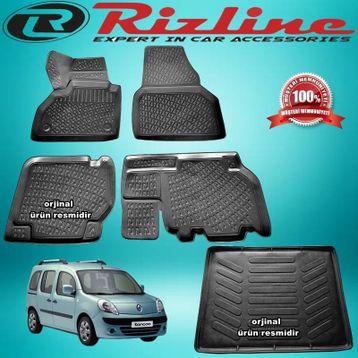 Rizline Renault Kango 2008-2014 3D Paspas Bagaj Havuzu