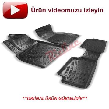 Rizline Renault Megane 2 2004-2010 3D Havuzlu Paspas