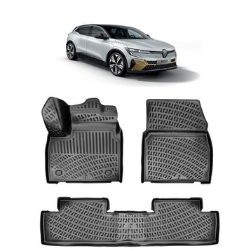 Rizline Renault Megane E-Tech 2022 + Siyah 3D Havuzlu Paspas