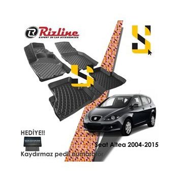 Rizline Seat Altea 2004-2015 3d Havuzlu Paspas