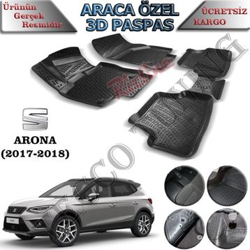 Rizline Seat arona 3D Havuzlu Paspas