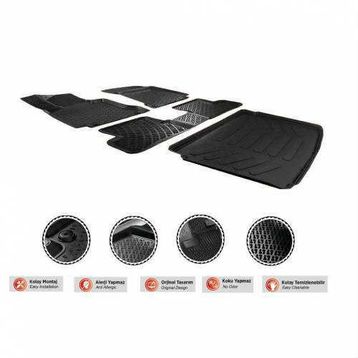 Rizline Seat Leon 2006-2012 3D Paspas Bagaj Havuzu