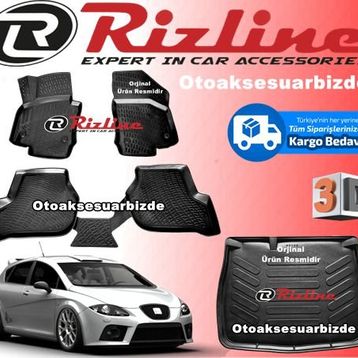 Rizline Seat Leon 2006-2012 3D Paspas Bagaj Havuzu