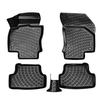 Rizline Seat Leon 2013-2020 3D Siyah Havuzlu Paspas