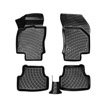 Rizline Seat Leon 2013-2020 3D Siyah Havuzlu Paspas