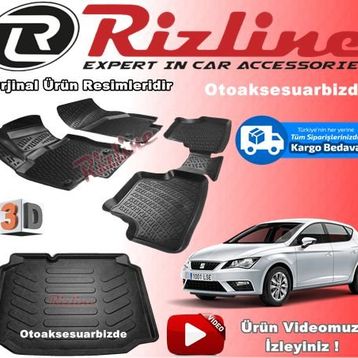 Rizline Seat Leon 3D Bagaj Havuzu