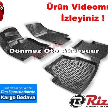 Rizline Skoda Octavia 2013 3d Havuzlu Paspas