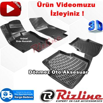 Rizline Skoda Octavia 2013 3d Havuzlu Paspas