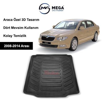 Rizline Skoda Superb 2008-2014 3d Havuzlu Paspas