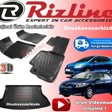 Rizline Toyota Auris 3D Bagaj Havuzu