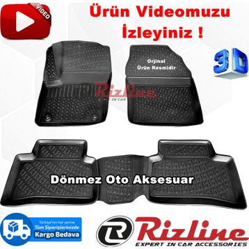 Rizline Toyota chr 3D Havuzlu Paspas