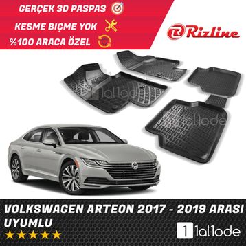 Rizline Volkswagen Arteon 3D Havuzlu Paspas