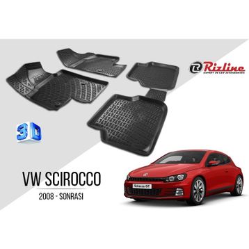 Rizline Volkswagen Scirocco 2008-2018 3D Havuzlu Paspas