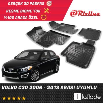 Rizline Volvo C30 2004-2012 3D Havuzlu Paspas Seti