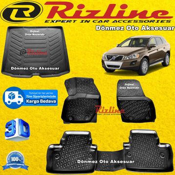 Rizline Volvo XC60 3D Paspas Bagaj Havuzu