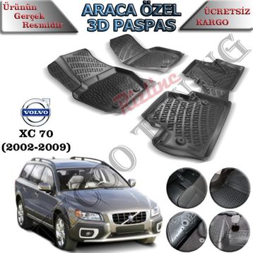 Rizline Volvo XC70 3D Havuzlu Paspas