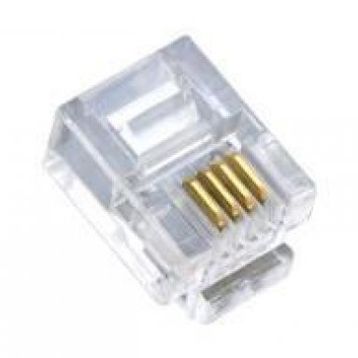 Rj11 4 Pin 100 Adet Jack