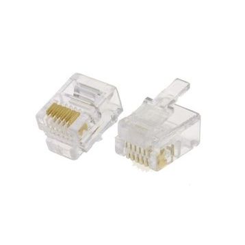 Rj12 6 Pin 100 Adet Jack
