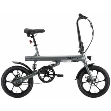 RKS 1S Gri Katlanabilir Elektrikli Bisiklet