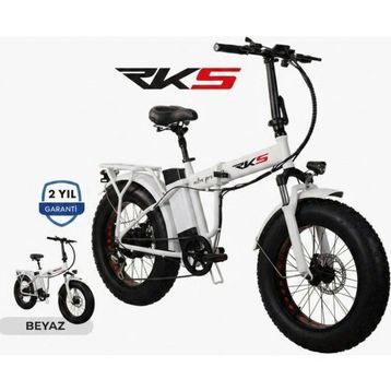 RKS Nitro Pro Beyaz Katlanabilir Elektrikli Bisiklet