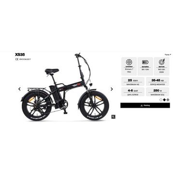 RKS XS35 250 W Siyah Katlanabilir Elektrikli Bisiklet