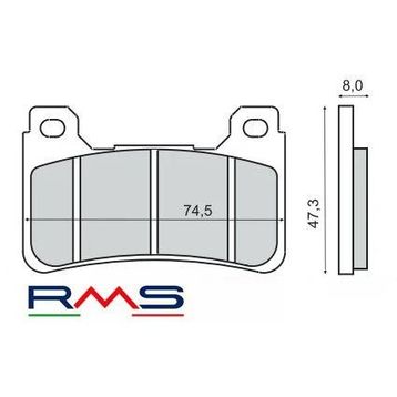 Rms Honda CBR 600 RR 2005 ve Sonrası Ön Fren Balata