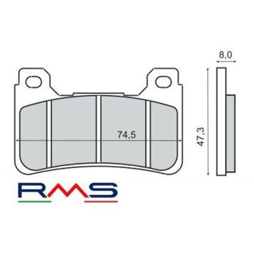 Rms Honda CBR 600 RR 2005 ve Sonrası Ön Fren Balata