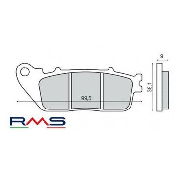 Rms Honda Crossrunner Arka Fren Balata