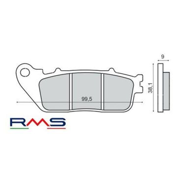 Rms Honda Crossrunner Arka Fren Balata
