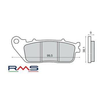 Rms Honda Crossrunner Arka Fren Balata