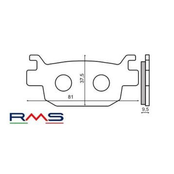 Rms Honda SH 300 Arka Fren Balata